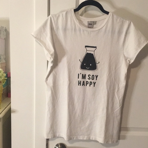 ASOS Cute “I’m Soy Happy” T-Shirt - Picture 4 of 4